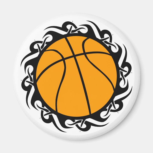 Basketboll. Magnet (Framsidan)