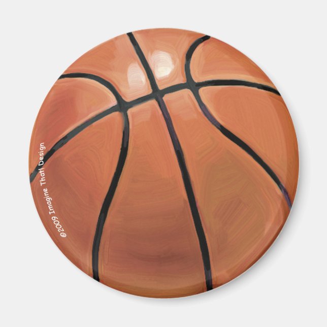 Basketboll Magnet (Framsidan)