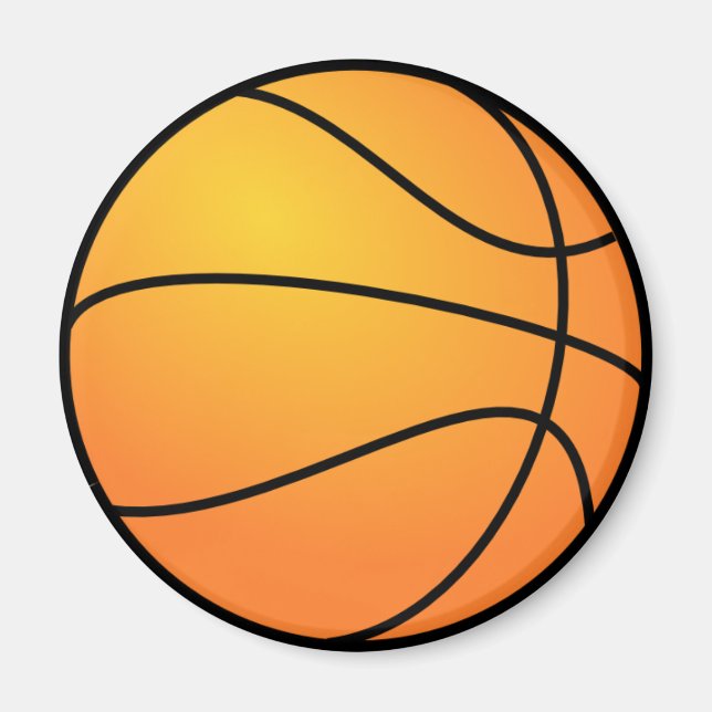 Basketboll magnet (Framsidan)