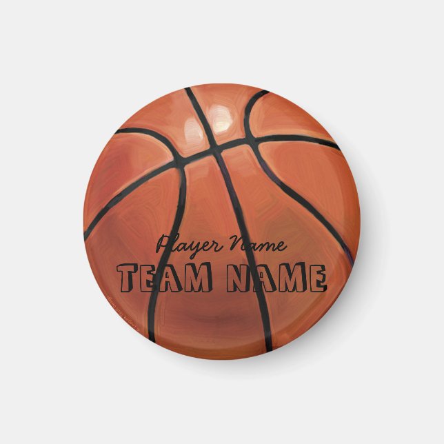 Basketboll Magnet (Framsidan)