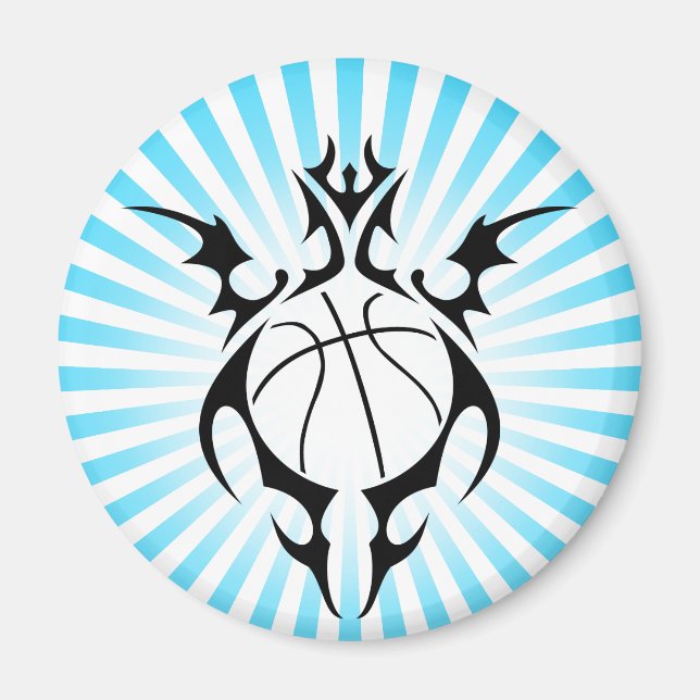 Basketboll. Magnet (Framsidan)