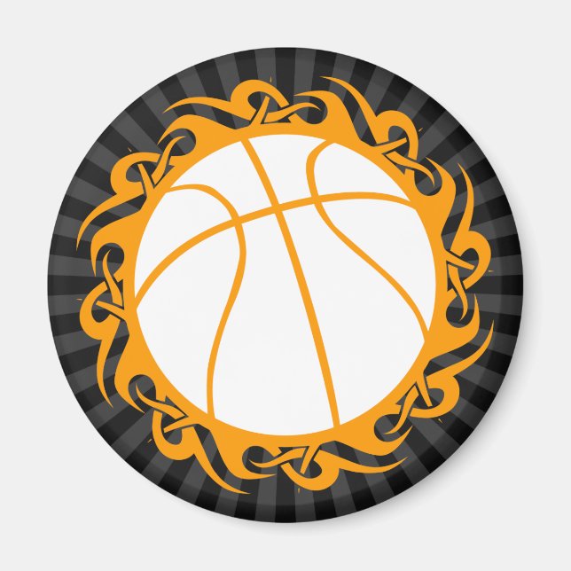 Basketboll. Magnet (Framsidan)