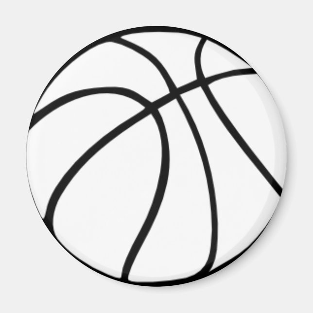 Basketboll Magnet (Framsidan)