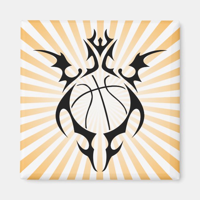 Basketboll. Magnet (Framsidan)