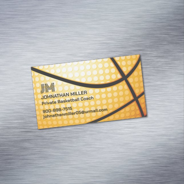 Basketboll Magnetiska Visitkort (In Situ)