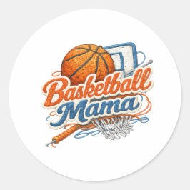 Basketboll Mamma Klistermärke