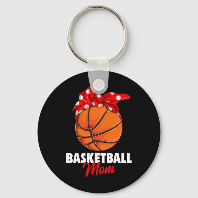Basketboll Mamma Kvinnor 1 Nyckelring (Framsida)