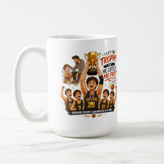 Basketboll Mästare Pappa Tacksamhetspresent Kaffemugg