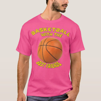 Basketboll med bästa vän t shirt