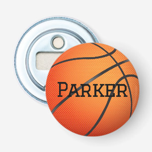 Basketboll med eget namn flasköppnare
