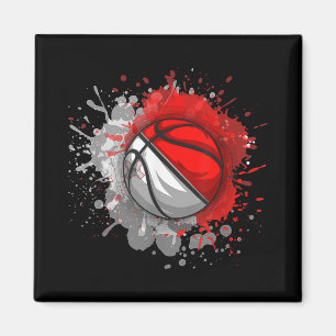 Basketboll med Malta Flagga Magnet