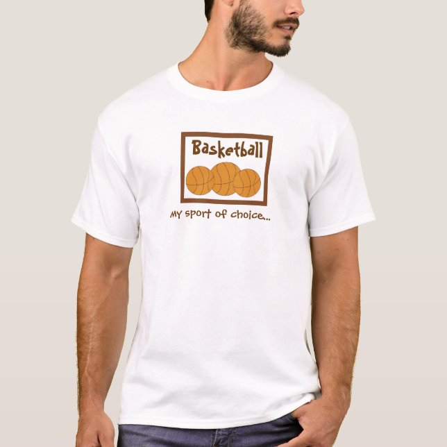 Basketboll Min Favoritsport Tee (Framsida)
