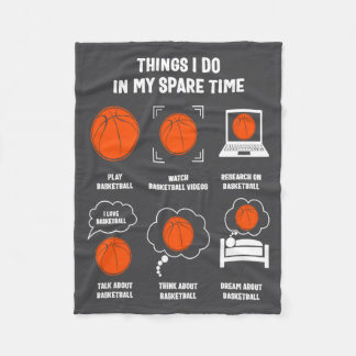 Basketboll Min Fritid Srts Basketboll Mamma Pla  Fleecefilt
