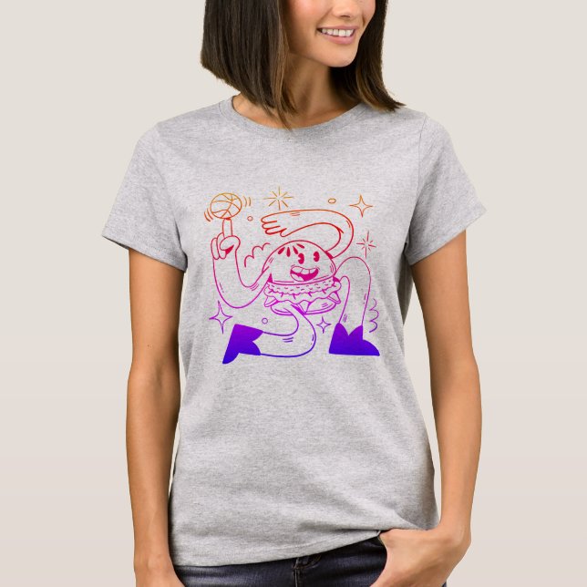 Basketboll Min Liv T Shirt (Framsida)