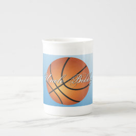 Basketboll 🏀 Monogram budget Speciell Benporslin Mugg