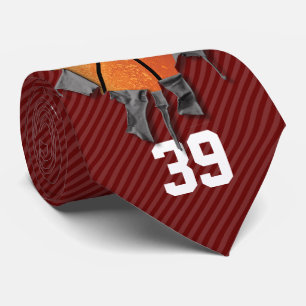 Basketboll (mörk/personlig) Tie Slips