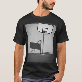 Basketboll, nät och ryggbak t shirt