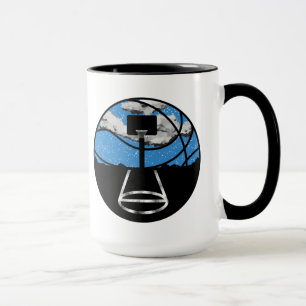 Basketboll Natt Himmel Mugg