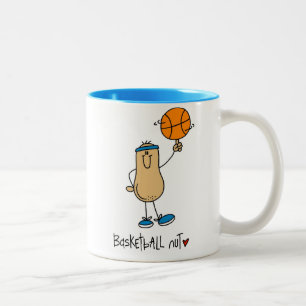 Basketboll Nöt T-shirts och presenter Två-Tonad Mugg