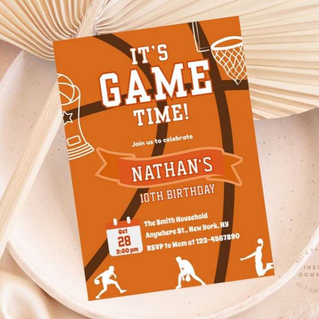 Basketboll oavsett ålder - tävlingsinbjudan inbjudningar (Skapare uppladdad)