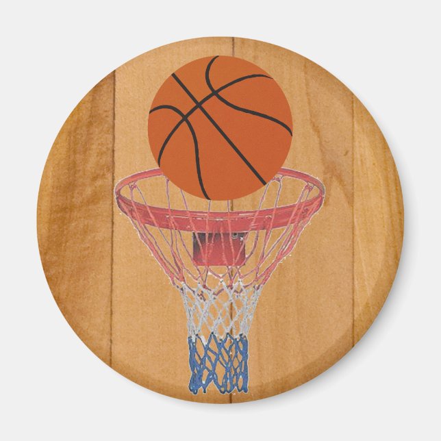 Basketboll och Basket Magnet (Framsidan)