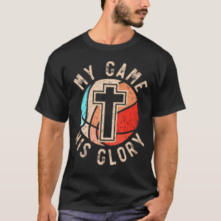 Basketboll och Jesus Kristus Kristus Hoo T Shirt