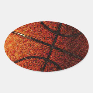 Basketboll Ovalt Klistermärke