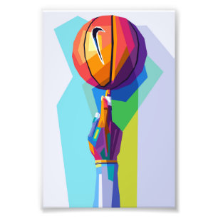 Basketboll-pap-papp Fototryck