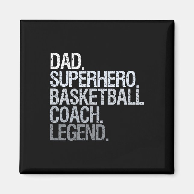 Basketboll pappa 1 magnet (Framsidan)