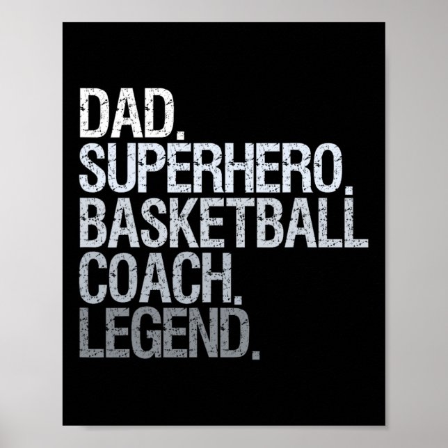 Basketboll pappa 1 poster (Framsidan)