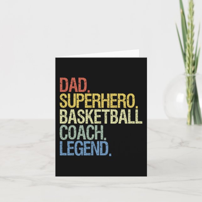 Basketboll pappa kort (Framsida)