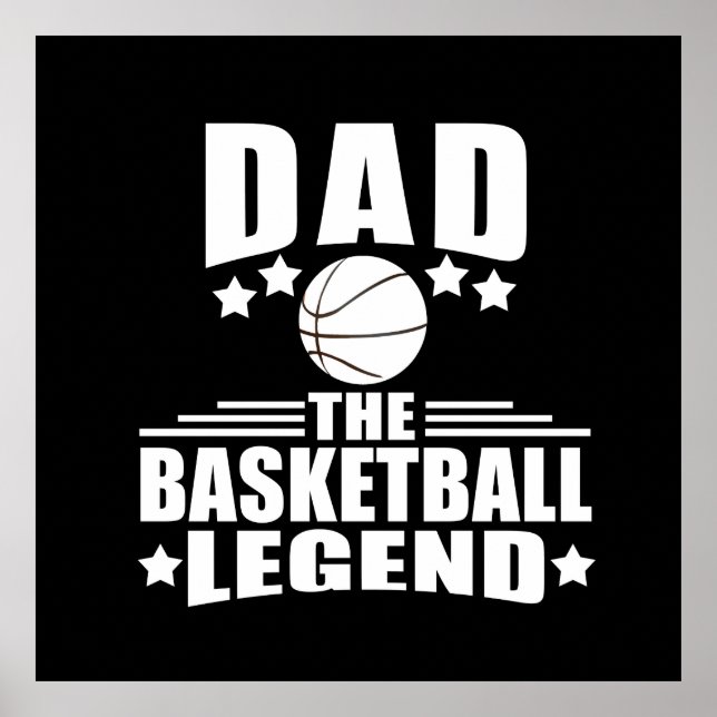 basketboll pappa, legenden poster (Framsidan)