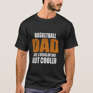 Basketboll Pappa som ett vanligt Pappa men kolerfa T Shirt