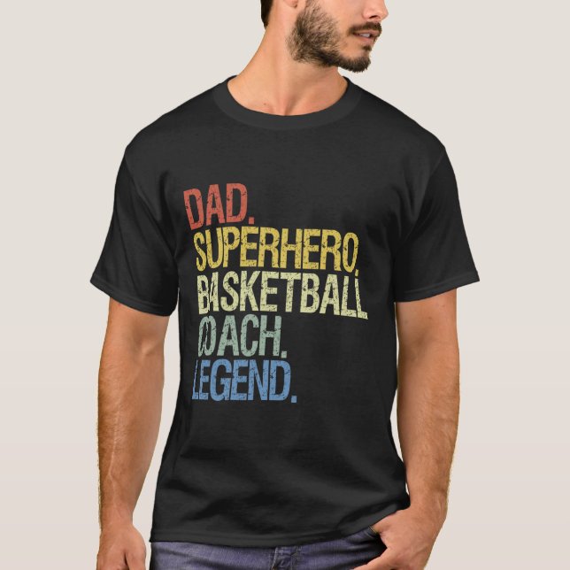 Basketboll pappa t shirt (Framsida)