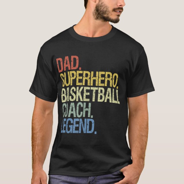 Basketboll pappa t shirt (Framsida)