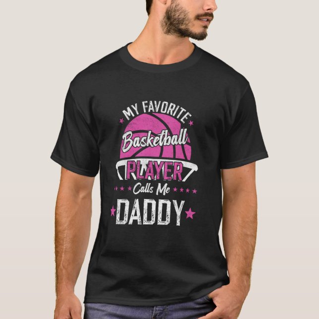 basketboll pappa t shirt (Framsida)