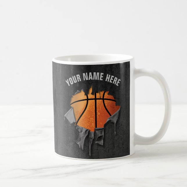 Basketboll (Personlig) Kaffemugg (Höger)