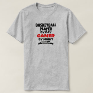 Basketboll Player Kärlek spelar videospel T Shirt