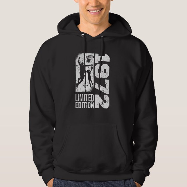 Basketboll-Players Vintage, född 1972 Hoodie (Framsida)