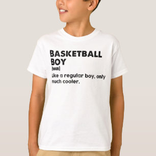 Basketboll Pojke Rolig Ordboksdefinition Pojkar T Shirt