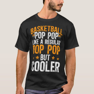 Basketboll Pop Pop Av En Basketbollsspelare Pop Po T Shirt