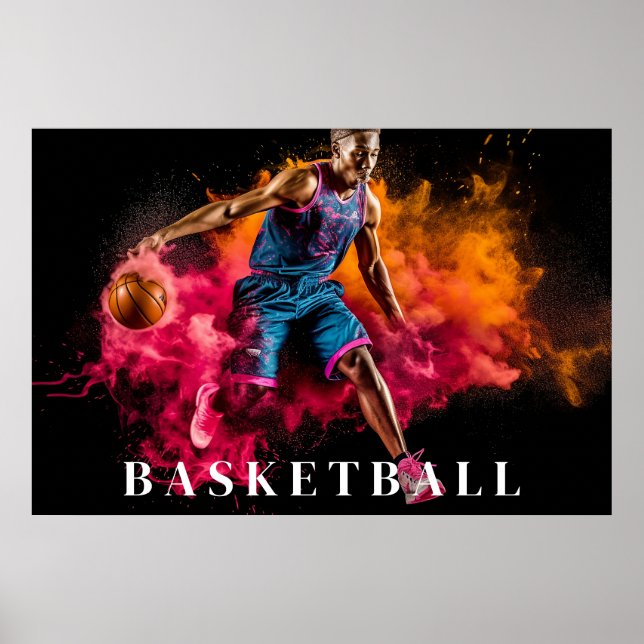 Basketboll Poster (Framsidan)