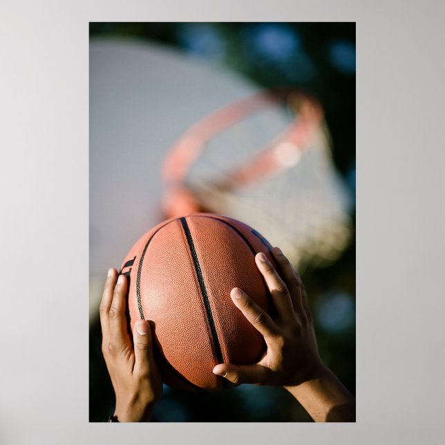 Basketboll Poster (Framsidan)
