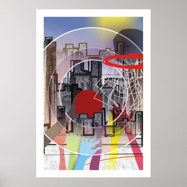 Basketboll Poster (Framsidan)