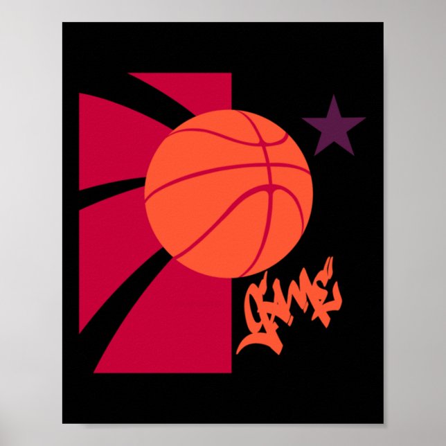 Basketboll Poster (Framsidan)