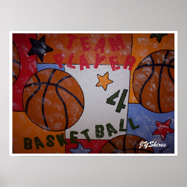 Basketboll Poster (Framsidan)