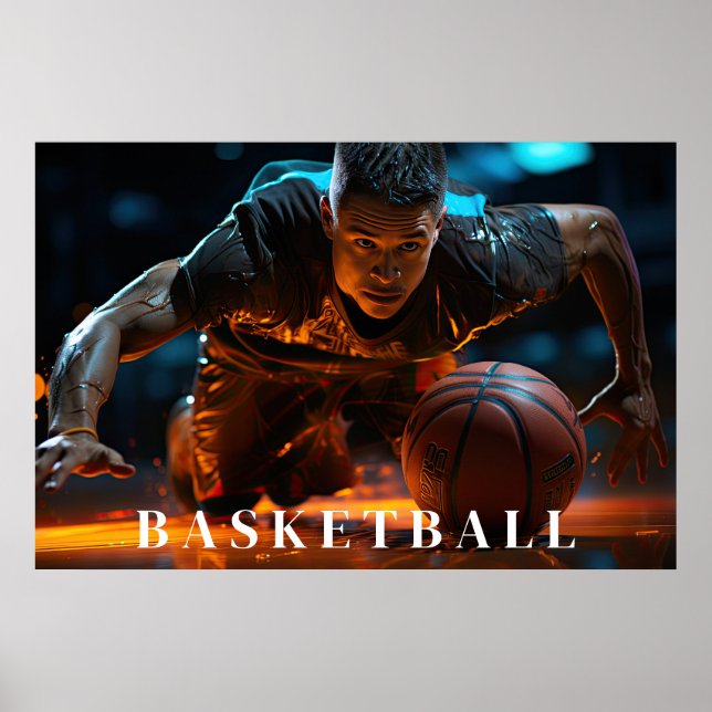 Basketboll Poster (Framsidan)