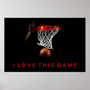 Basketboll Poster i Kärlek den här matchen