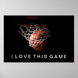 Basketboll Poster i Kärlek den här matchen