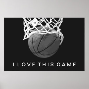 Basketboll Poster i Kärlek den här matchen